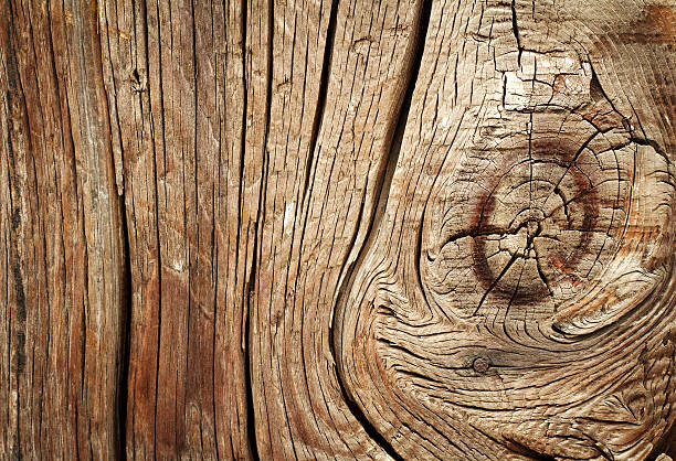 texture de bois - knotted wood wood material striped photos et images de collection