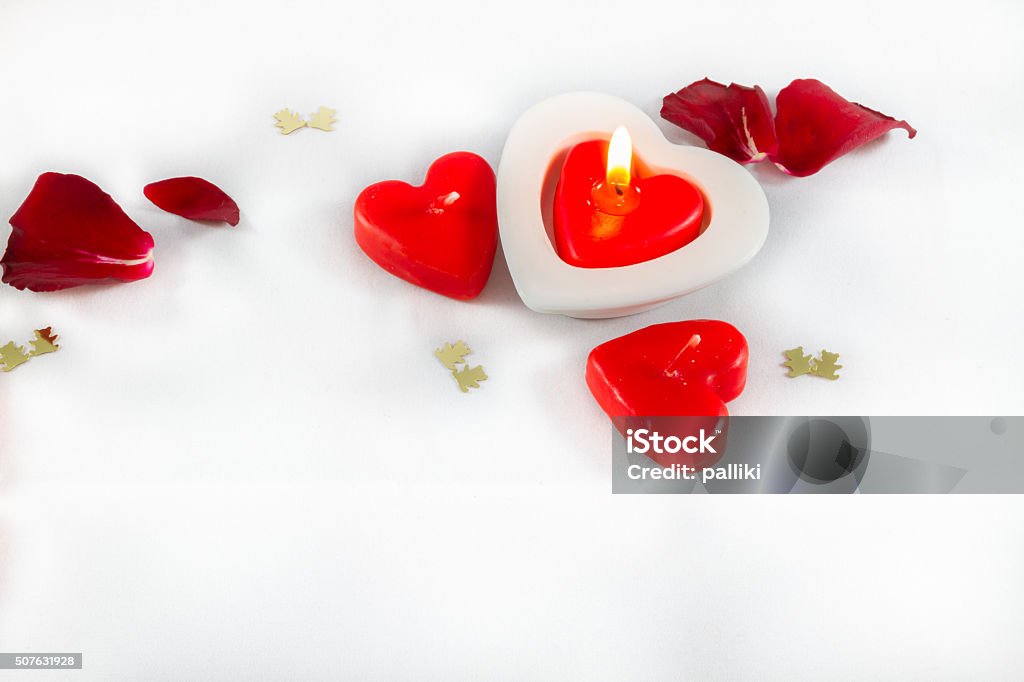 Heart Candle Stock Photo - Download Image Now - Candle, Heart Shape,  Valentine's Day - Holiday - iStock