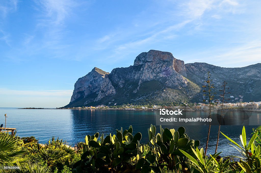 View of Palermo, Sicily View of a bay in Palermo, Sicily Backgrounds Stock Photo