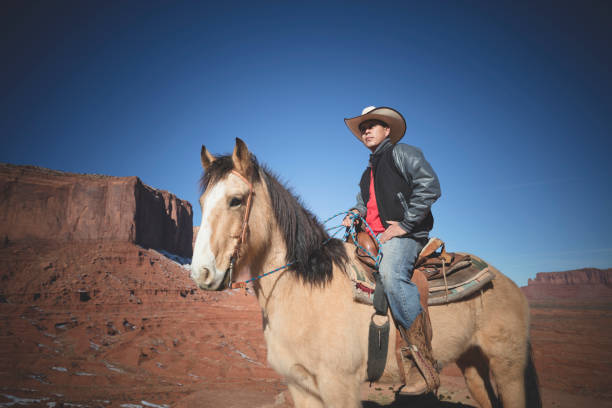 istock Riding Horse in Monument Valley, Arizona 507633366