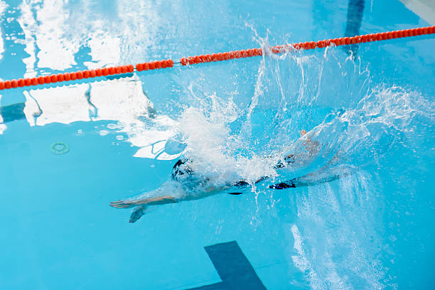 istock Woman swimming in pool 507633568