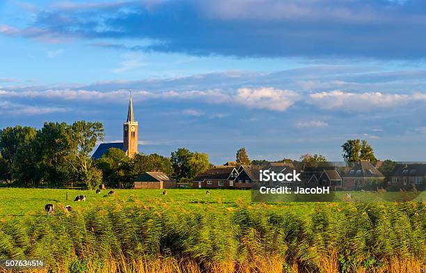 Dutch Village Stock Photo - Download Image Now - Netherlands, Village, Landscape - Scenery