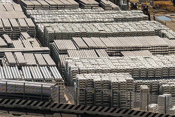 istock aluminium bars in port 507638912