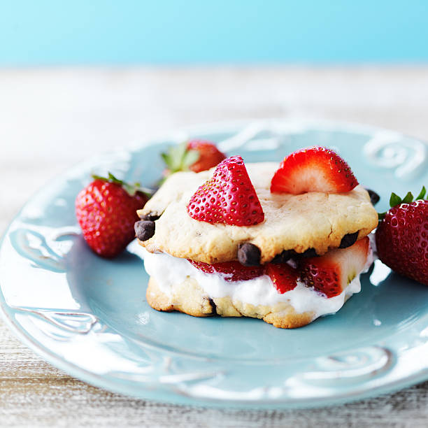istock strawberry chocolate chip cookie sandwich 507639410