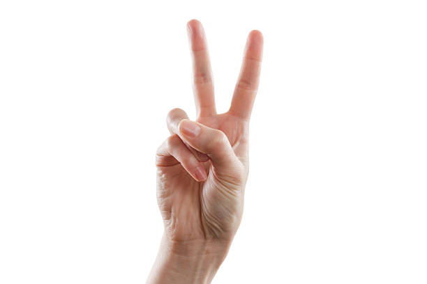istock Gesture, woman's hand indicates the direction or zoom, touch devices 507639964