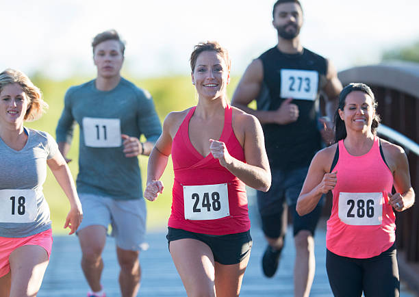 istock A group of competetive runners racing. 507640018