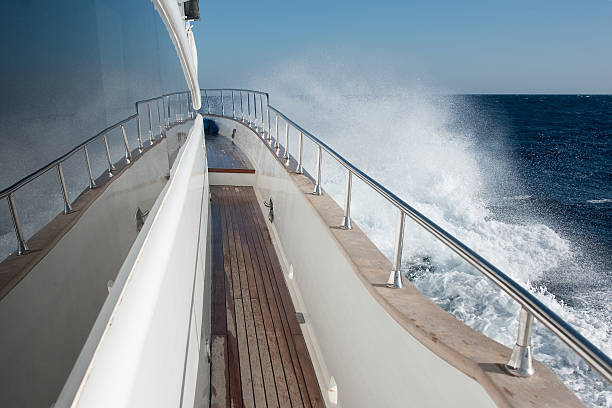 istock snow-white yacht in the Red Sea 507640368