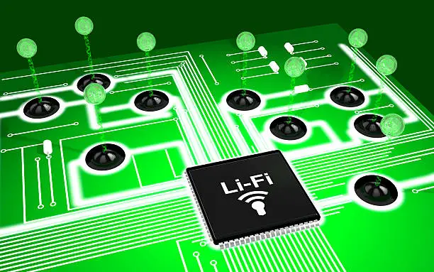 Photo of Circuit board Li-Fi concept