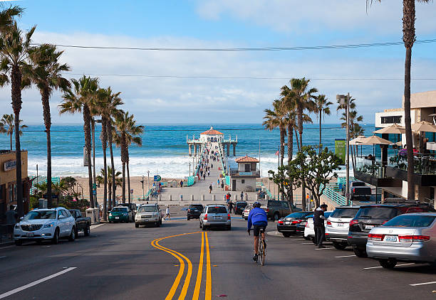 Manhattan Beach, California stock photo