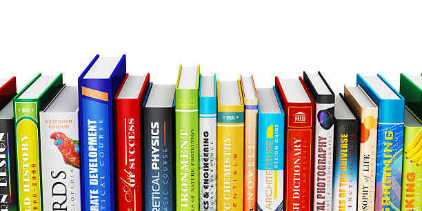 istock Color hardcover books 507652375