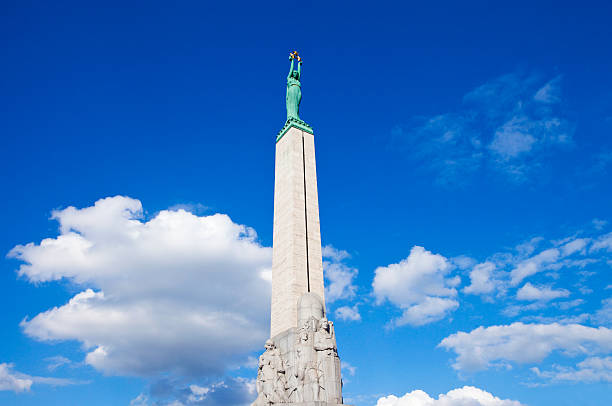 istock The Freedom Monument in Riga 507653525