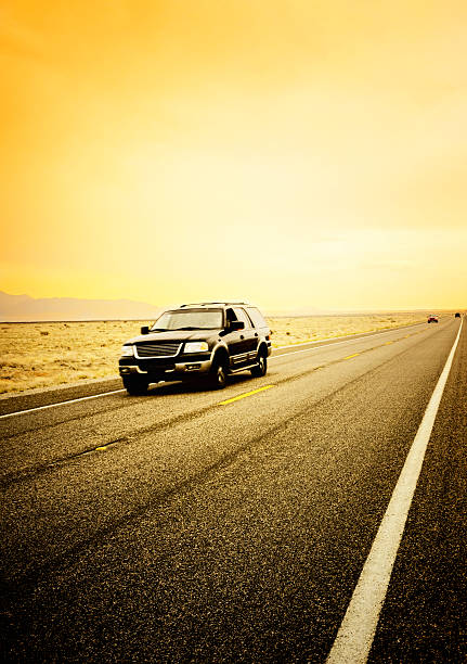 istock Car Driving on Highway, California 507657735