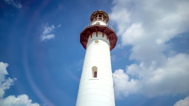 Lighthouse with bluesky timelapse