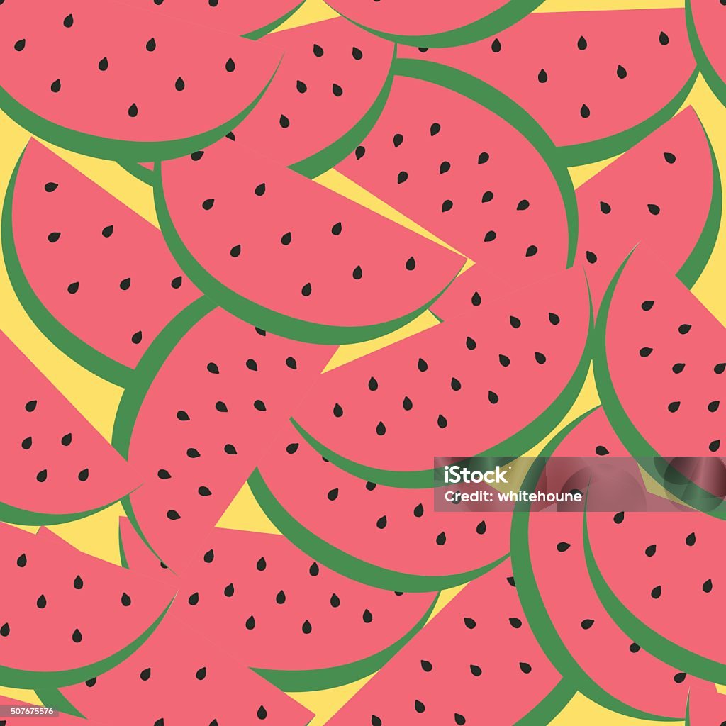 Eatermelon Abstract Vector Watermelon Pattern Stock Illustration - Download Image Now ...