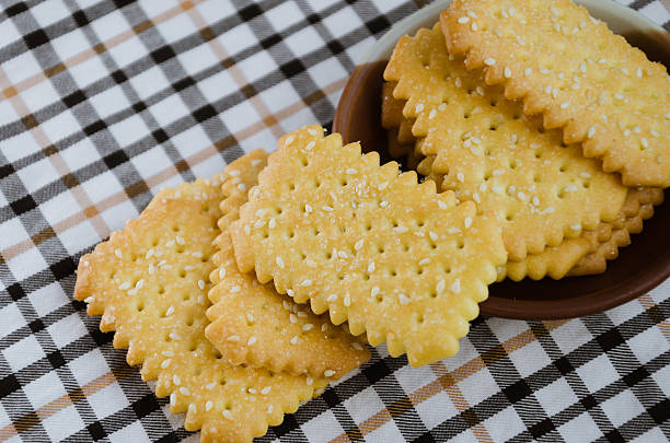 istock Butter Biscuit wiht Sesame for Tea Break. 507678230
