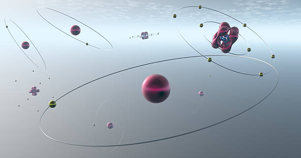 H20 A 3D Interpretation of hydrogen and oxygen atoms suspended in space. h20 molecule stock pictures, royalty-free photos & images