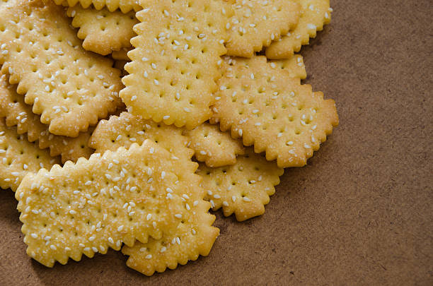 istock Pile of Butter Biscuit with Sesame. 507678402