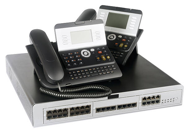 istock Phone switch and telephones 507680756
