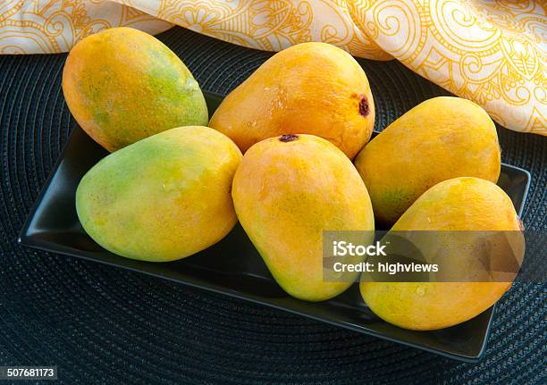 Mango17 Stock Photo - Download Image Now - Mango Fruit, Black Color, Slice of Food