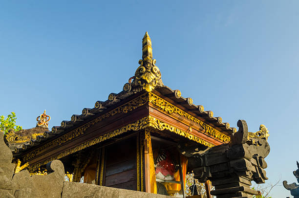 istock Bali temple with blue sky, Indonesia 507682505