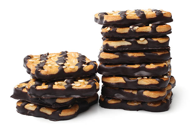 istock Cookies with sesame and chocolate 507683069