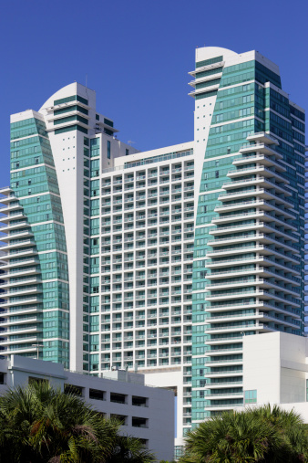 Hallandale, USA - August 10, 2014: Stock photo of the Westin diplomat in Hallandale FL.