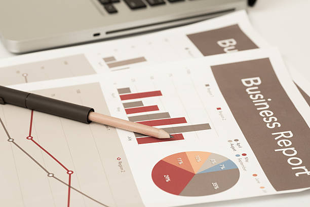 istock Businessman analyzing investment charts with laptop. Accounting 507683221
