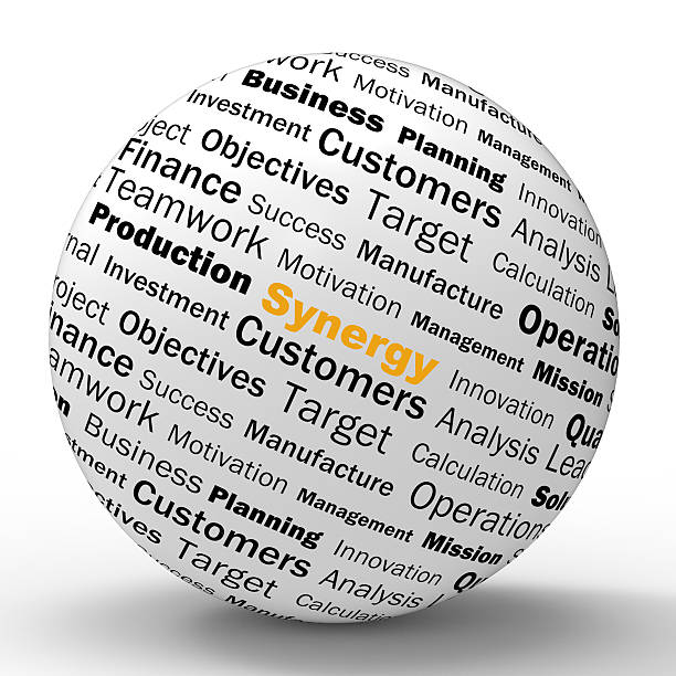 istock Synergy Sphere Definition Means Team Work And Cooperation 507683331