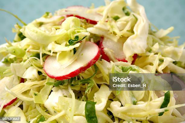 Fresh Summer Cole Slaw Stock Photo - Download Image Now - Bowl, Cabbage, Celery