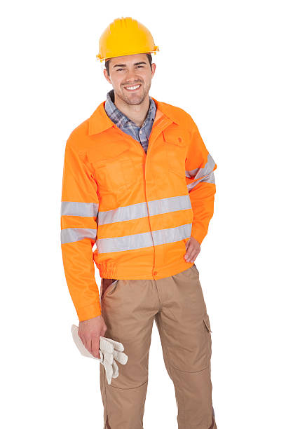 istock Portrait of worker wearing safety jacket 507683783