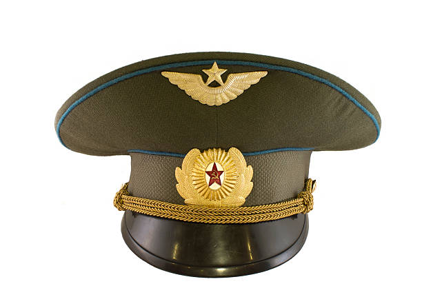 istock Officer's cap of Soviet pilot 507683827