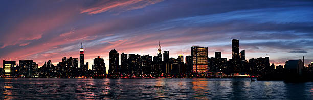 istock New York City Manhattan sunset panorama 507685101