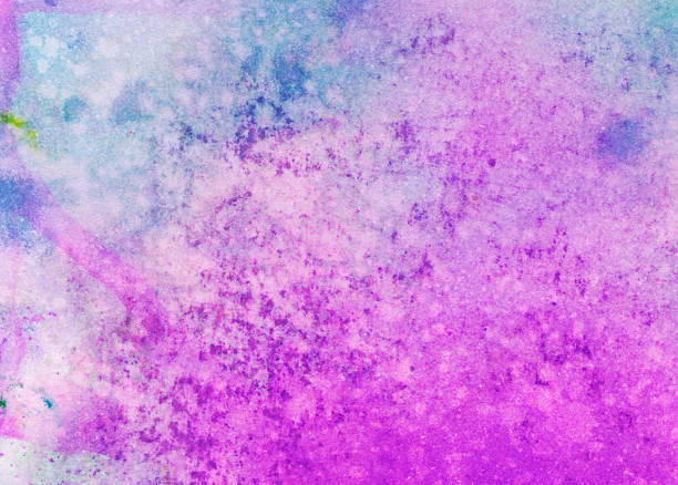 istock Gradient of bright colors and splattered textures 507685330