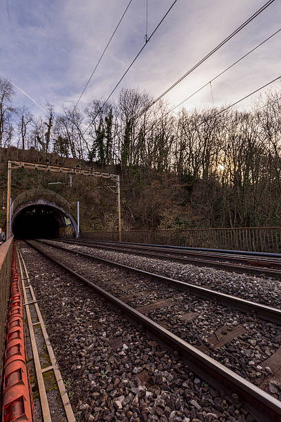 istock Railway bridge of Jonction 507685365