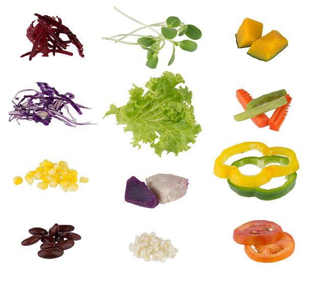 istock Set of salad vegetable 507686345
