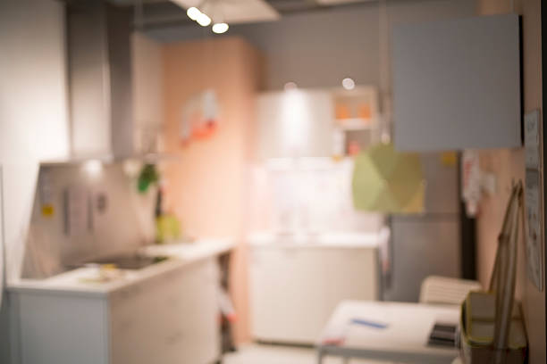 istock Blurred image of dining room 507687158
