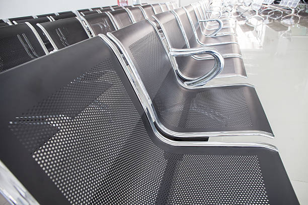 istock row of chair in modern office building. 507688251