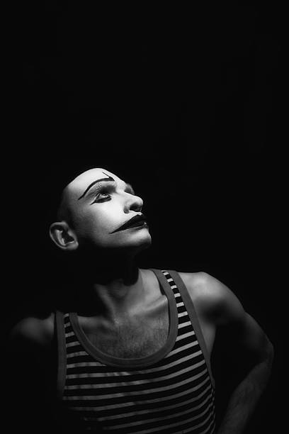 istock Portrait of sad mime 507689788