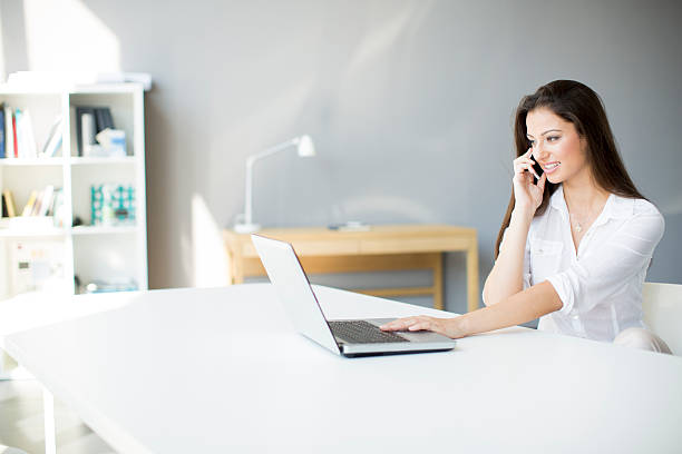istock Young woman working in the office 507689800