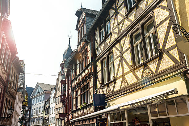 istock Marburg with Half timbered houses 507690078