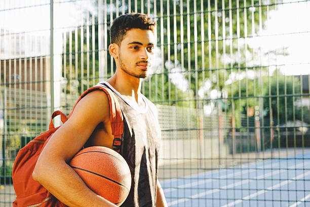 istock Basketball Player After Match At Playground 507690932