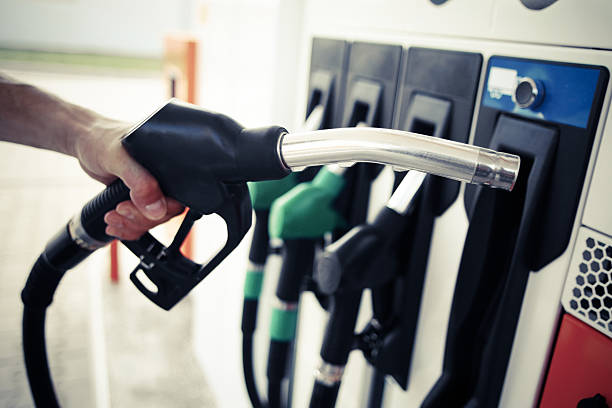 fuel pump - diesel stock-fotos und bilder