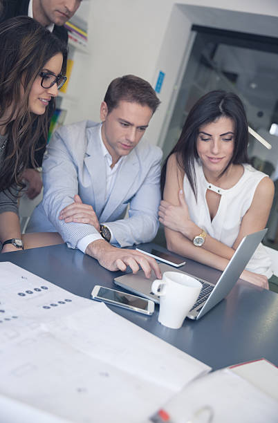 istock Buisiness people working in office 507708038