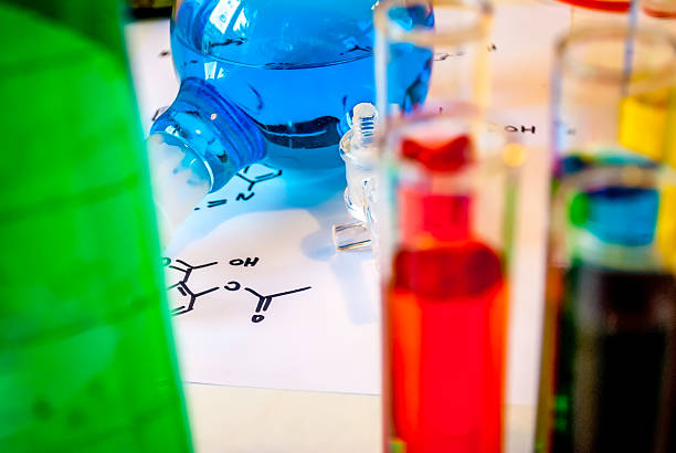 Organic chemistry illustration stock photo