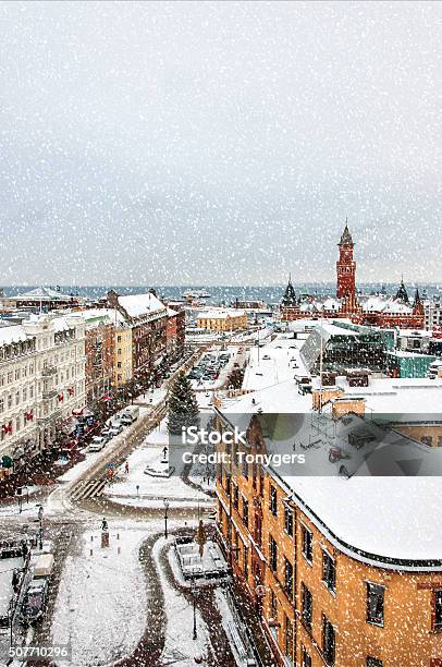 Helsingborg Winter Weather Stock Photo - Download Image Now - Helsingborg, Winter, Architecture