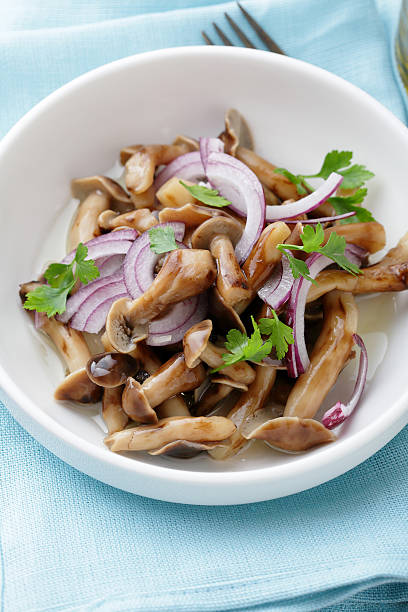 istock marinated mushrooms salad with onion 507710332