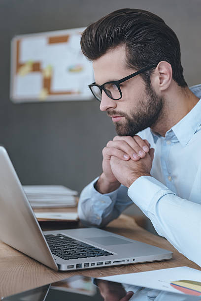 istock Double-checking his business plan. 507711572