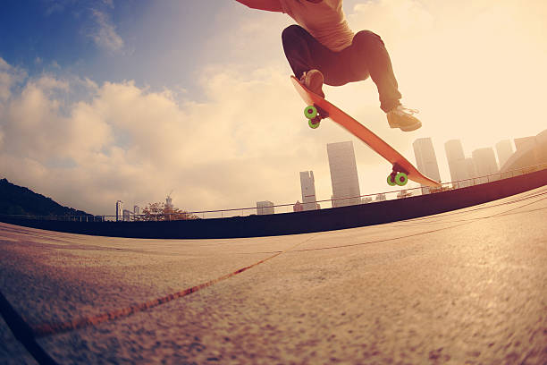 istock skateboarder skateboarding at  city 507715938