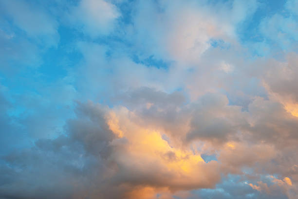 istock Clouds in a sunny blue sky in winter 507716730