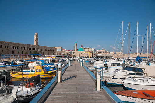 Akko (Acre) Port in the old city
